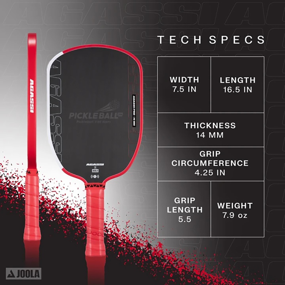 Vợt Pickleball Joola Agassi Pro 14mm chính hãng