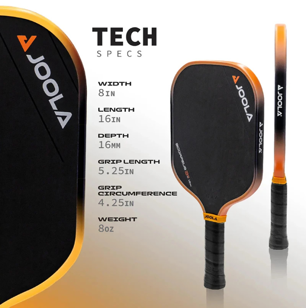 Vợt Pickleball Joola Collin Johns Scorpeus 3S 16mm