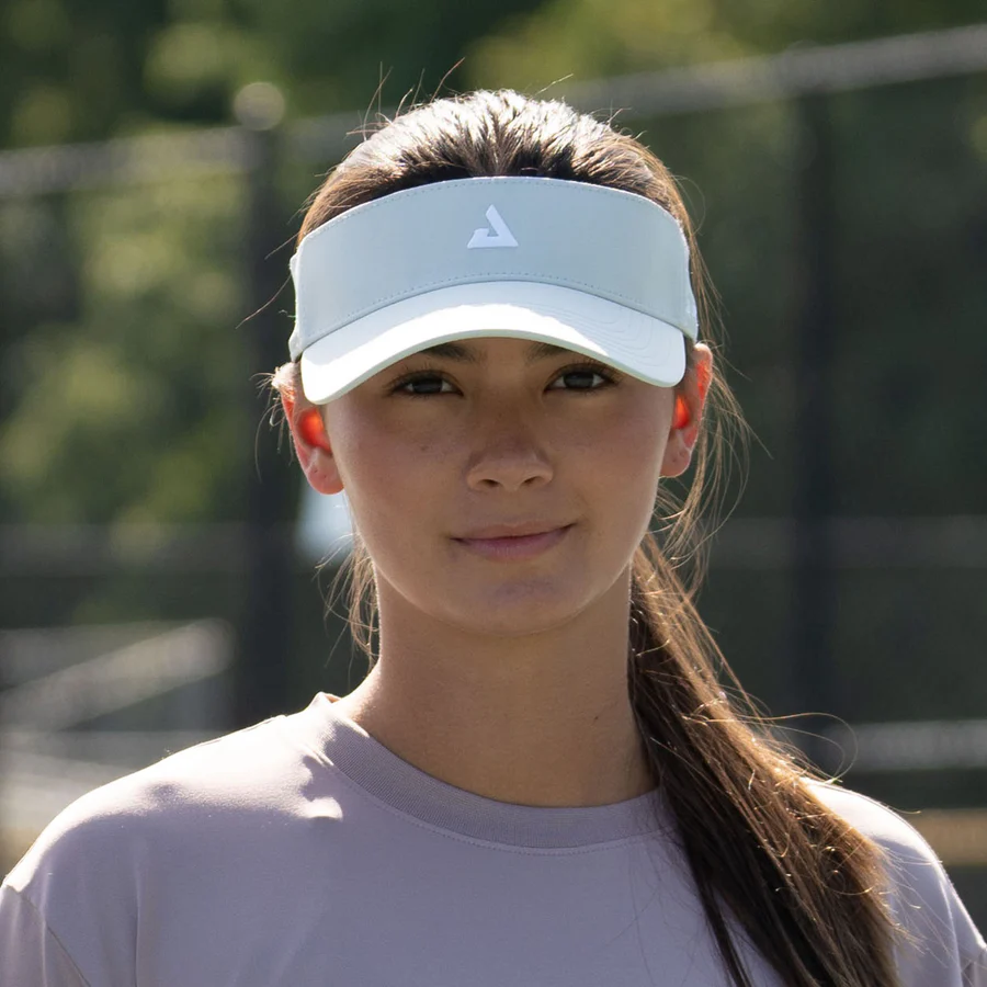 Mũ pickleball nữ Joola Essential Visor Gravity Gray
