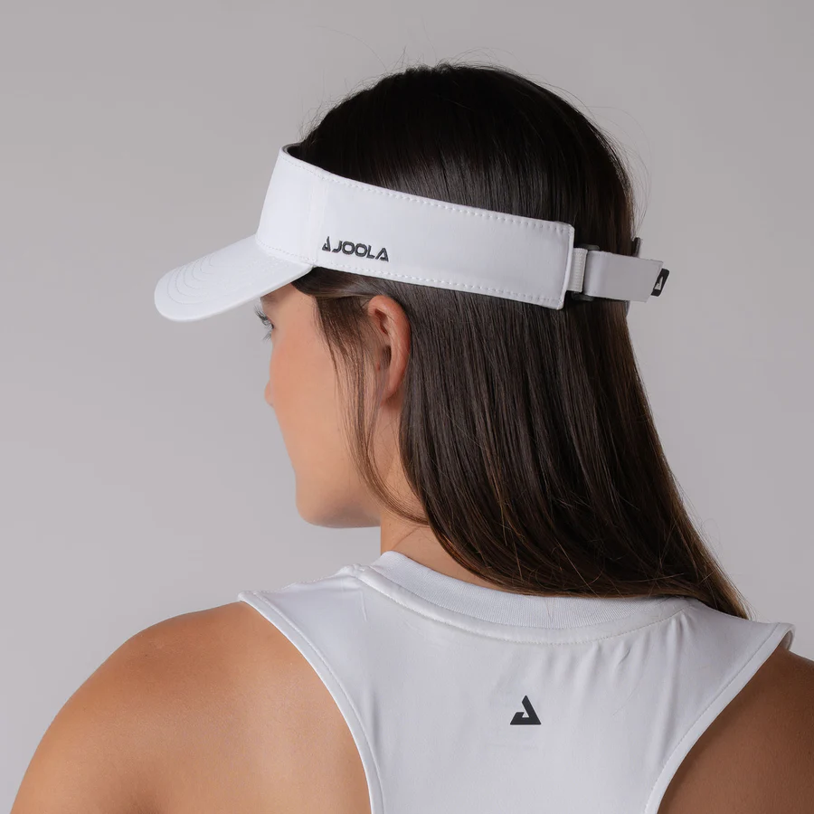 Mũ pickleball cho nữ Joola Essential Visor White