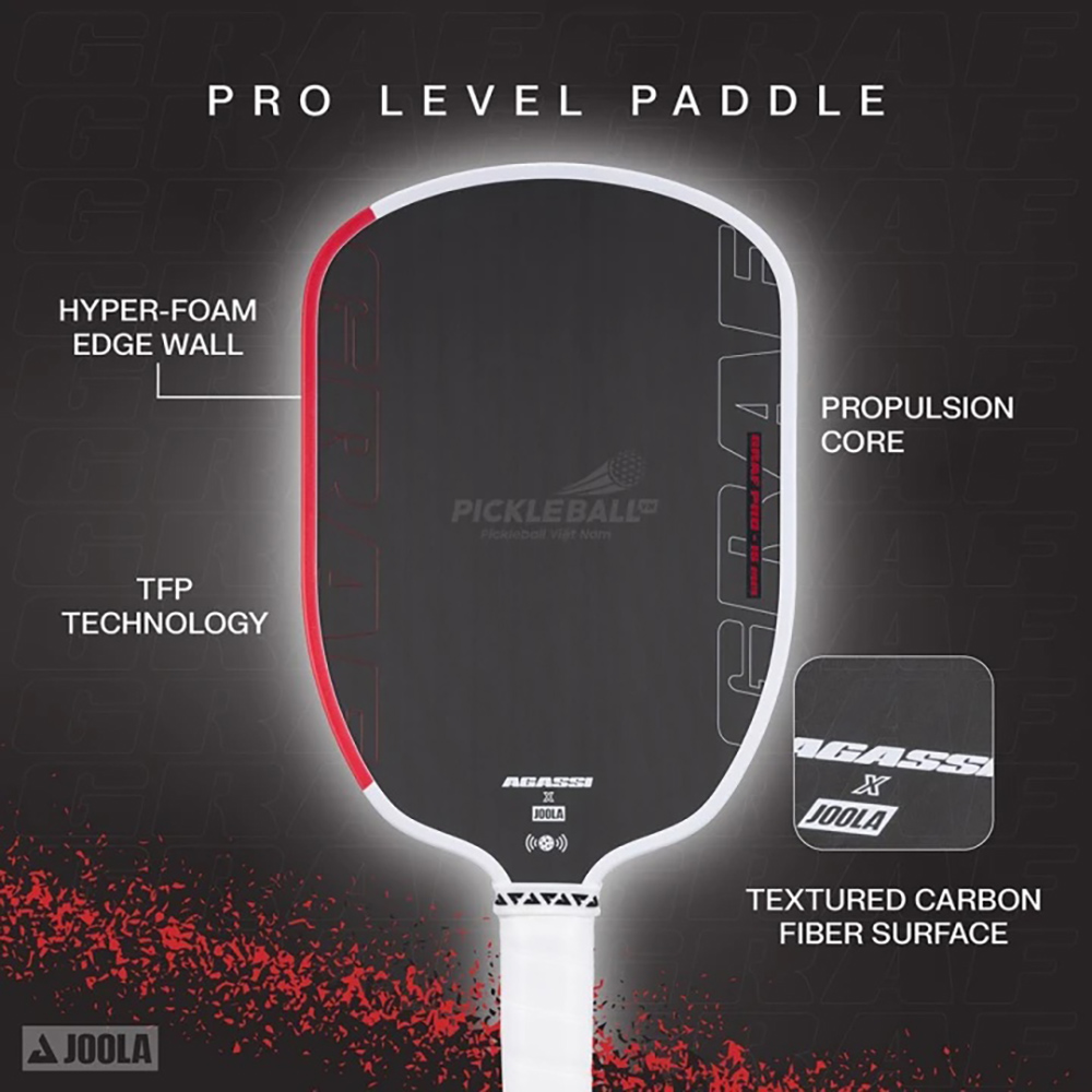 Vợt Pickleball Joola Graf Pro 16mm mới ra mắt 2025