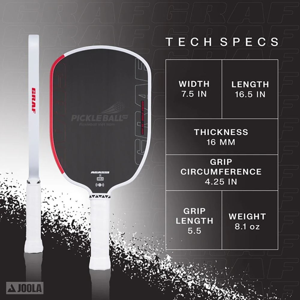 Vợt Pickleball Joola Graf Pro 16mm mới ra mắt 2025