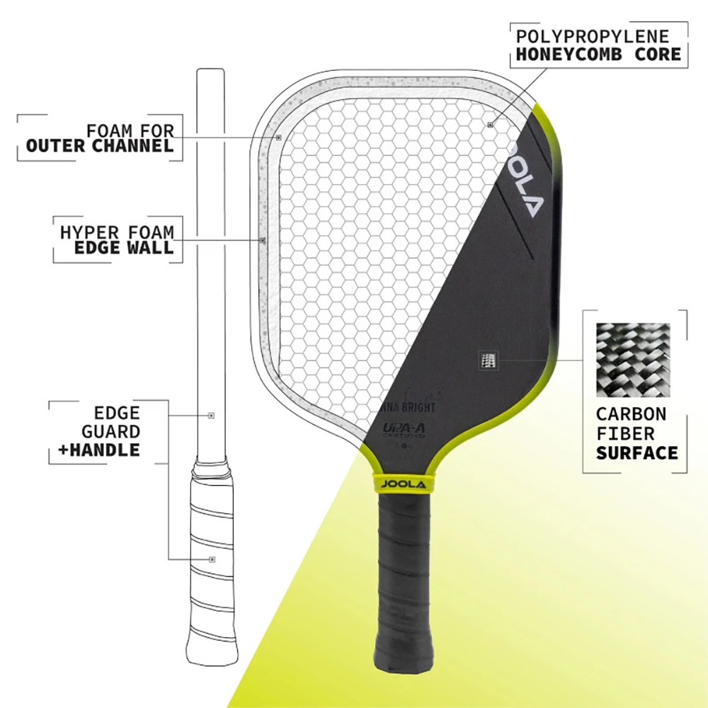 Vợt Pickleball Joola Anna Bright Scorpeus 3S 14mm chính hãng