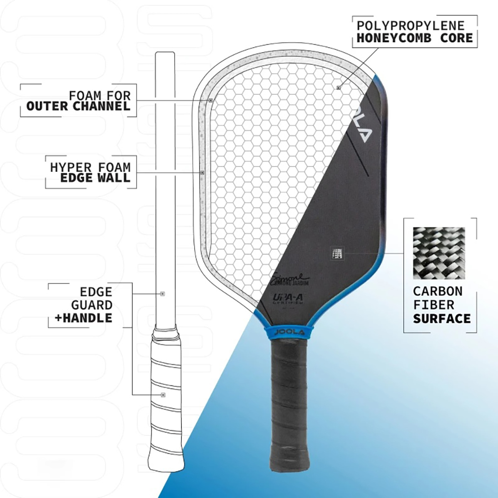 Vợt Pickleball Joola Simone Jardim Hyperion 3S 16mm