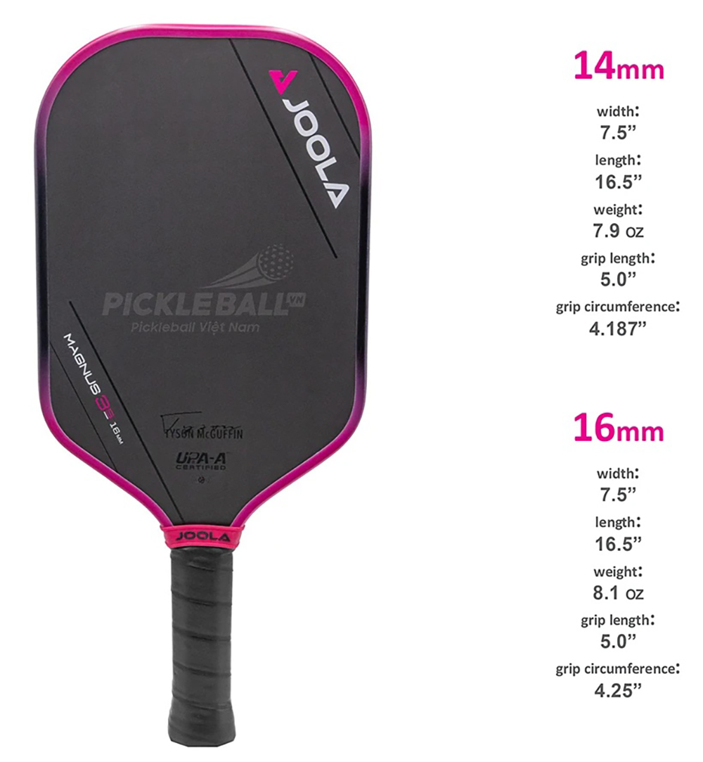 Vợt Pickleball Joola Tyson Mcguffin Magnus 3S 16mm