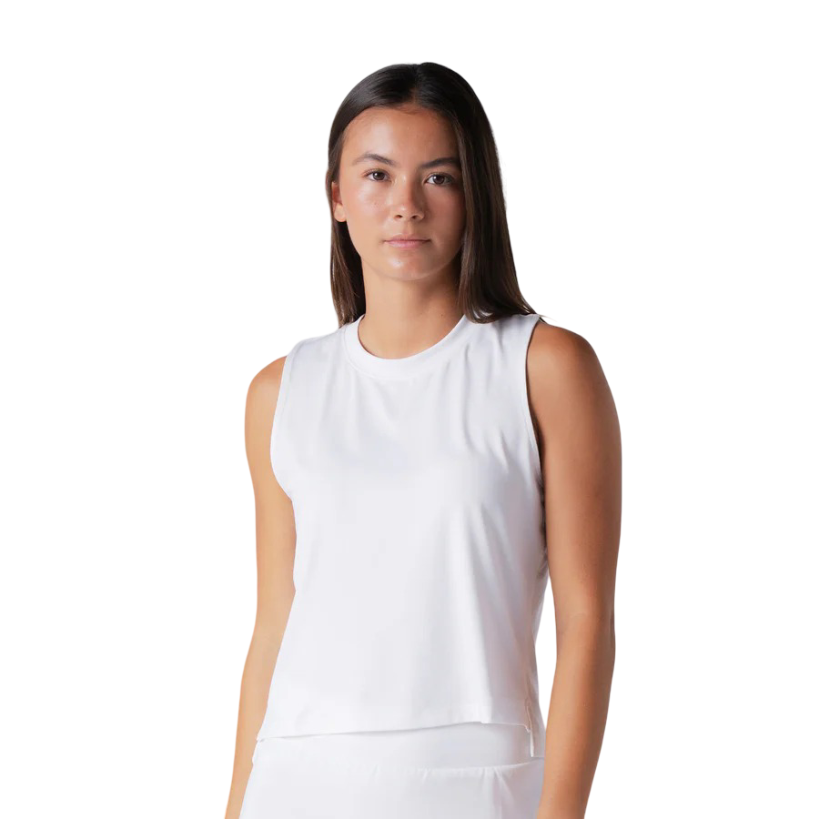 Áo ba lỗ nữ Joola Women's Court Tank White chính hãng tại Việt Nam