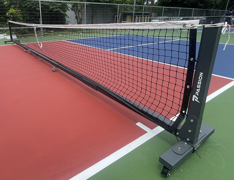 Lưới Pickleball Passion Pro màu đen tại sân