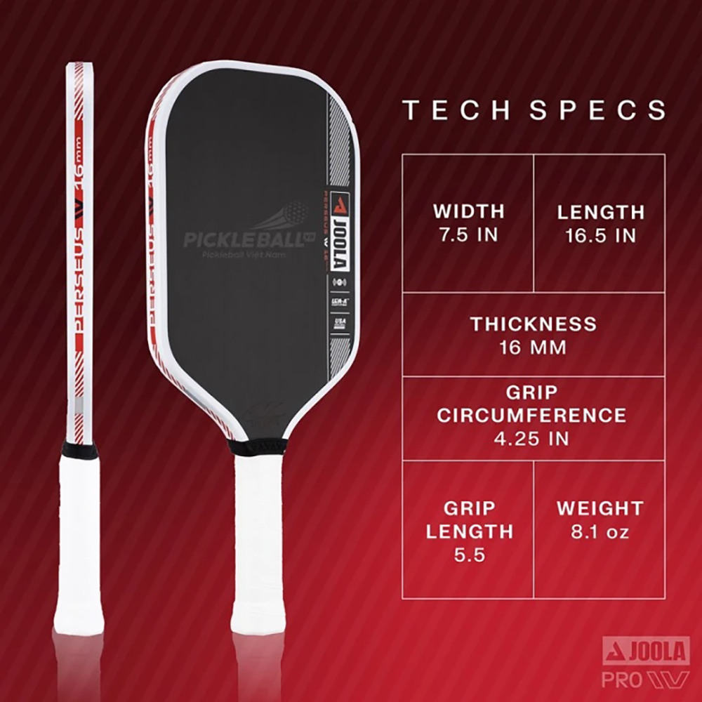 Joola Pro IV kích thước tiêu chuẩn