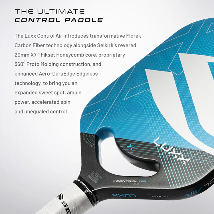 Vợt Pickleball LUXX Control Air Epic Blue
