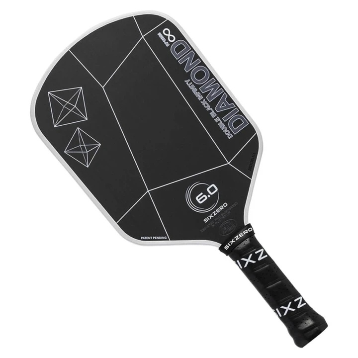 Six Zero Infinity Edgeless Double Black Diamond Control - Black White 6.0 logo