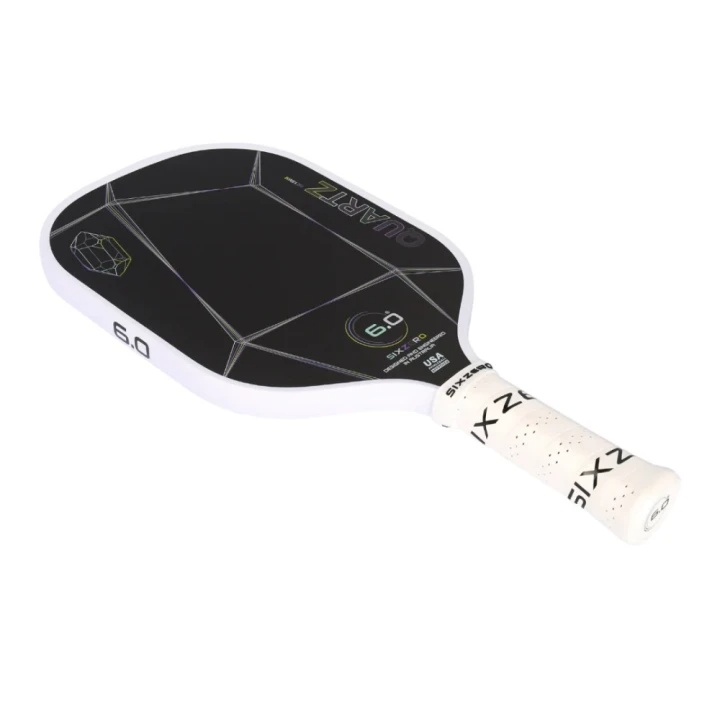 Vợt pickleball Six Zero Quartz - Crystal (White)