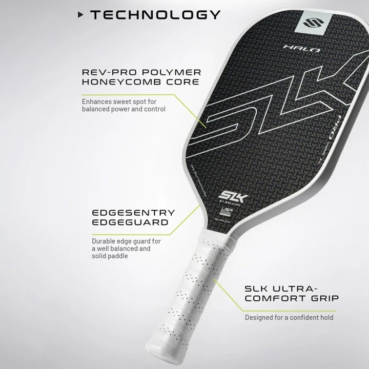 Vợt Pickleball SLK Halo Pro XL Blue 14mm