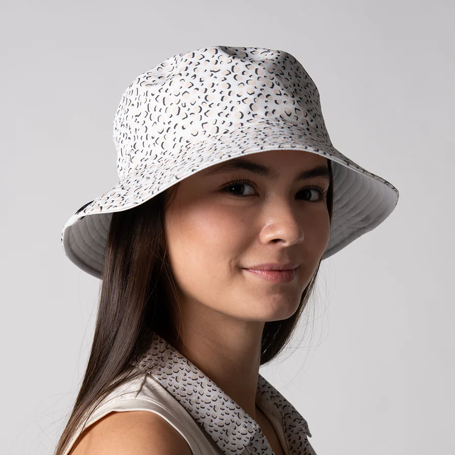 Mũ Joola Unisex Reversible Bucket White/Leopard chính hãng
