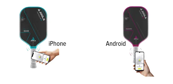 Kiểm tra NFC vợt pickleball Joola chính hãng trên iphone và android
