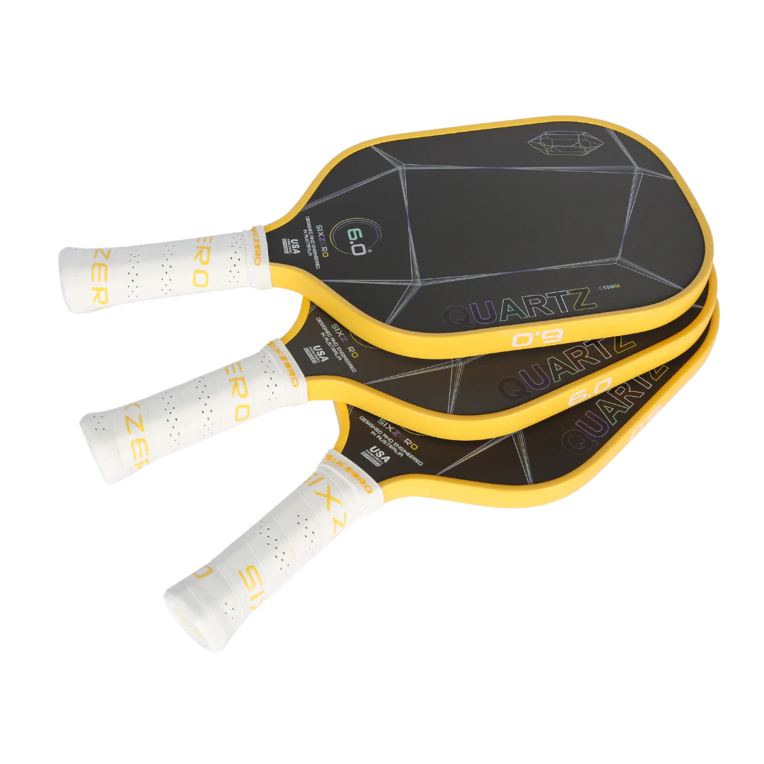 Vợt pickleball Six Zero Quartz - Citrine (Yellow)