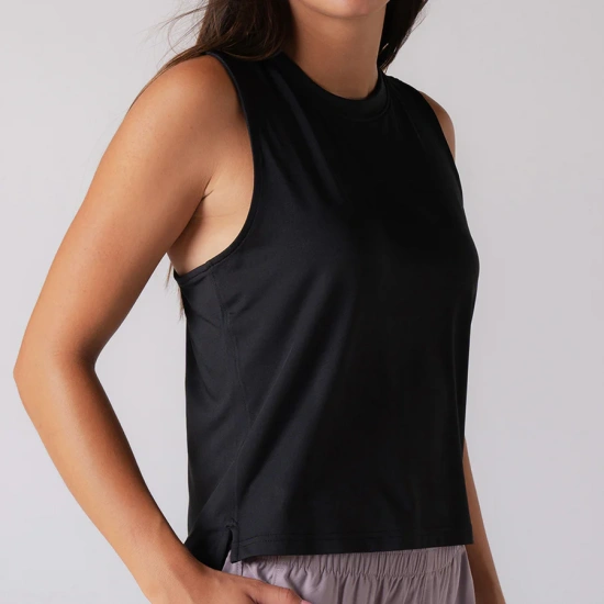 Áo ba lỗ nữ Joola Women's Court Tank Black màu đen
