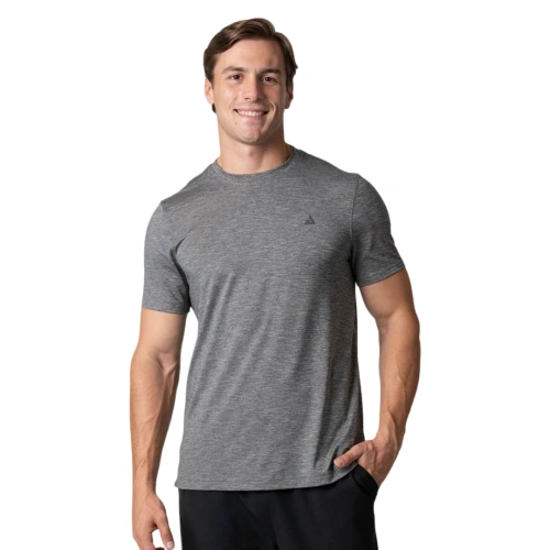 Men's Club Short Sleeve Charcoal Gray Heather