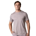 Áo phông pickleball nam ngắn tay Joola màu Dusty Mauve Heather