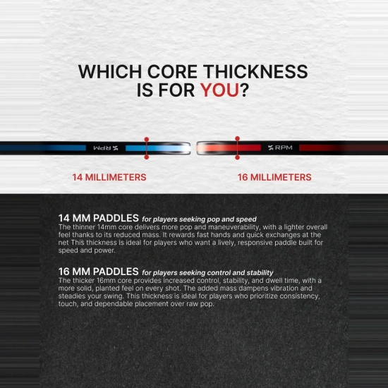 Hình của RPM về hai độ dày lõi; bản này là lõi 14mm