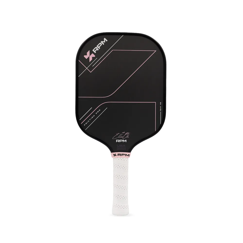 Vợt RPM Friction Pro V2 Ella Oh Pink 16mm Widebody nhìn mặt vợt