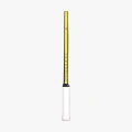 Cạnh vợt Pressure X 8E nhìn thẳng: thân dày 16 mm, cán quấn Smooth Wrap trắng