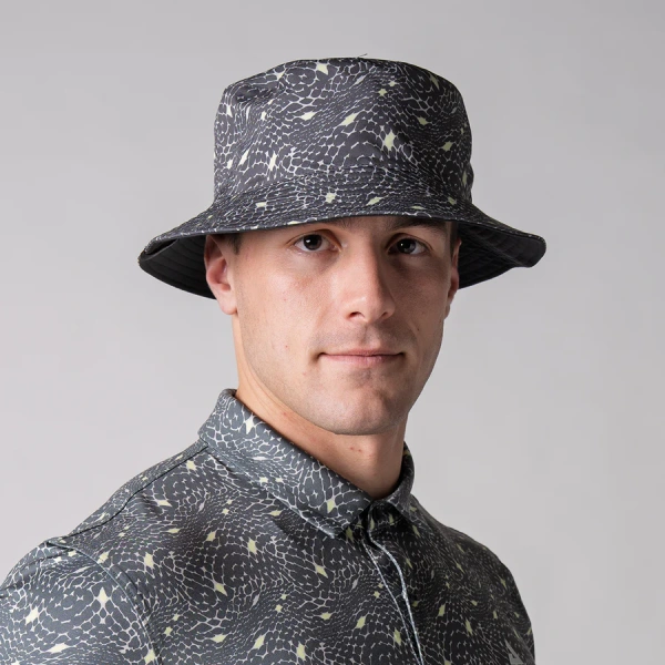 Unisex Reversible Bucket Black/Serpentine