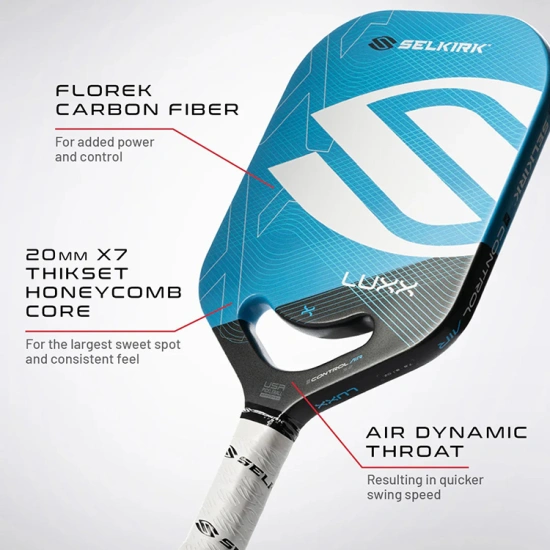 Vợt Pickleball LUXX Control Air Epic Blue